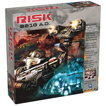 Renegade Game Studios Risk 2210 A.D. Board Game - Strategy, Mechs, Commanders, Moon & Underwater, Ages 10+, 2-5 Players