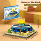LQPFBSM Dome of The Rock Building Blocks Sets Islamic Architecture Building Kits World Famous Landmark Model Toys Eid Gifts for Muslim Adults Kids