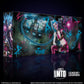 Nerf LMTD League of Legends Jinx Fishbones Blaster, 18 Dart Drum, 18 Elite Darts, 3 Dart Burst, Display Stand