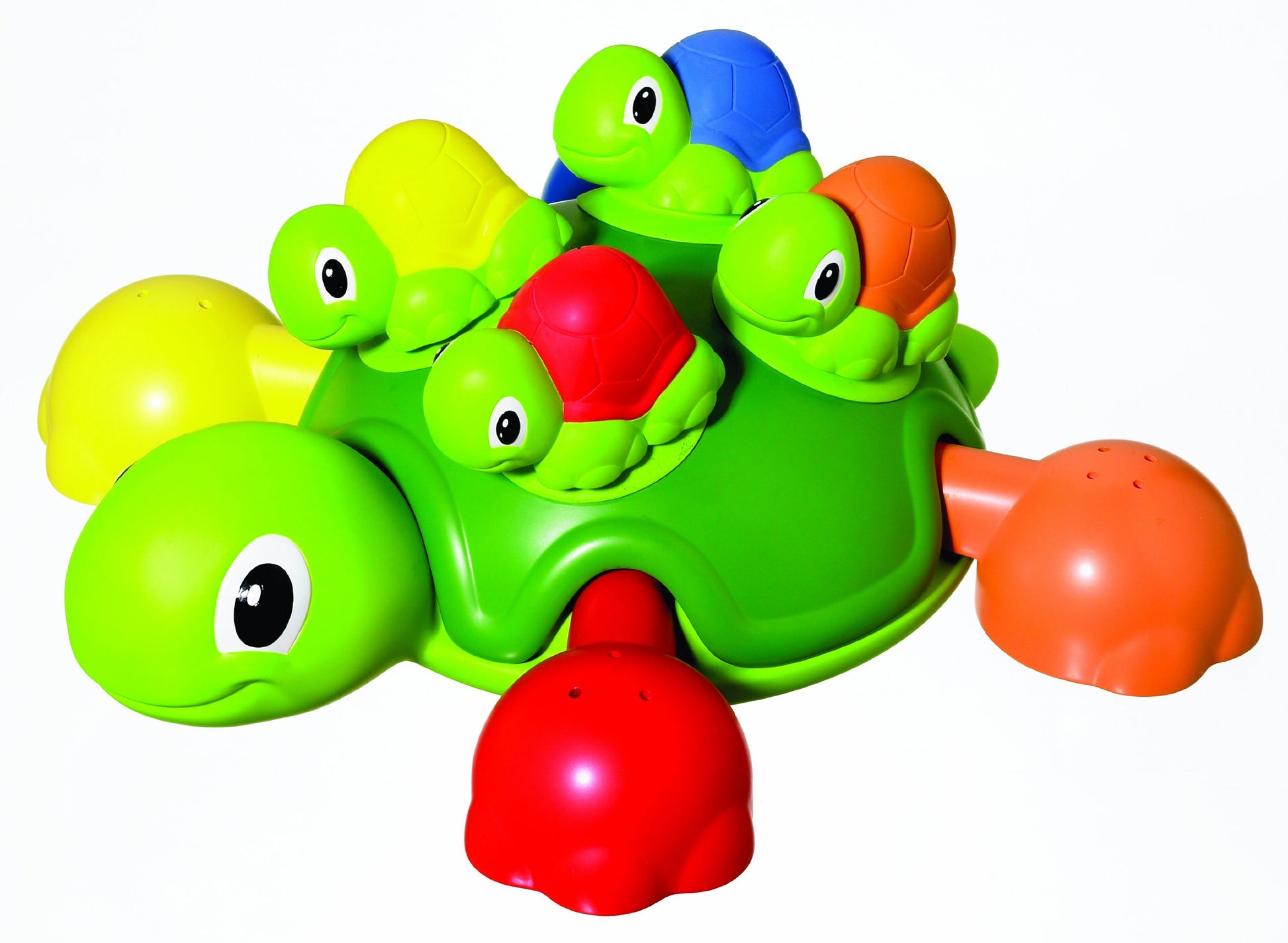 TOMY Toomies Turtle Tots | Shape Sorting Suction Squirters Bath Toy | Baby Bath Toy for Boys & Girls Aged 1, 2,3+ Year Olds