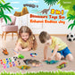 faentwc Dinosaur Painting Toys for Kids 5-7: Birthday Gifts for Kid Age 3-12 2 in 1 Dino Arts Painting Kits and Pull Back Cars Toy for Boys 4 5 6 7 8