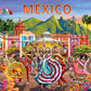 Boardwalk Mexico 1000 Piece Jigsaw Puzzle Colorful Fiesta Travel Puzzles with Premium Box, Gift for Adults and Family 19"x26"