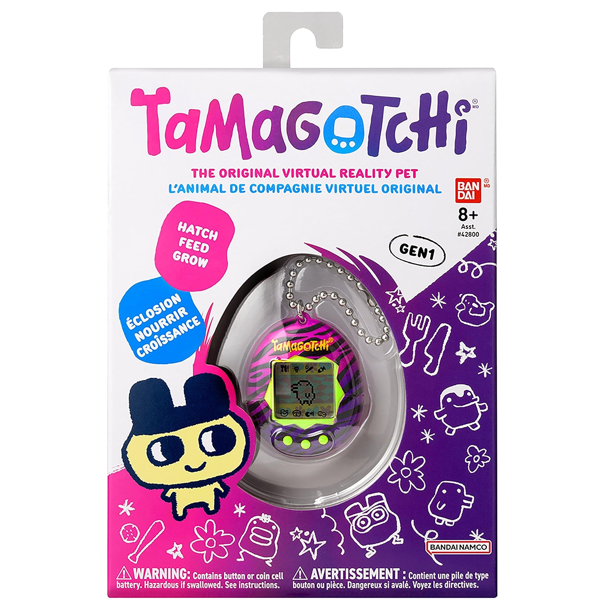 Tamagotchi Original - Striped Tiger (Updated Logo)