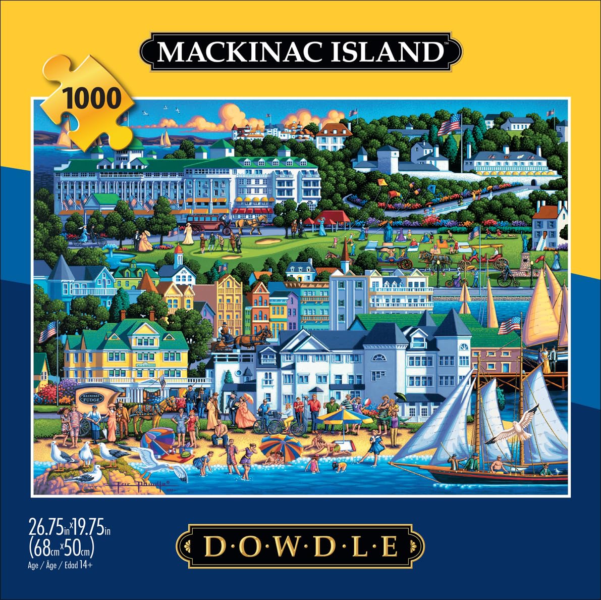 Buffalo Games - Eric Dowdle Mackinac Island - 1000 Piece Puzzle for Adults