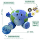 Celestial Buddies Little Earth Buddy | 10" Soft Stuffed Plush, Fun Planet Facts Tag for Kids - STEM Learning Educational Gift, Classroom & Homeschool