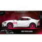 Jada Pink Slips 1:32 W1 2020 GR Toyota Supra Die-Cast Car, Toys for Kids and Adults(White)