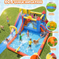 Whubefy18Ft Big Inflatable Water Slide Bounce House for Kids Backyard, 13-in-1 Large Waterslide Water Park Bouncy Castle with Extension Lawn Slip