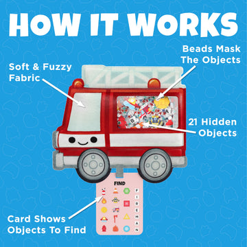 Vango BIZYBOO - The Original Seek & Find Plush - Hidden Object Search Problem Solving Educational Matching Game for Kids 2 and Up - 2 Pack (Crumbs