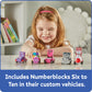 hand2mind Numberblocks Six to Ten Mini Vehicles, Race Car Toys, Preschool Math Counting Toys, Action Figure Set, Numbers for Toddlers, Small Figurines