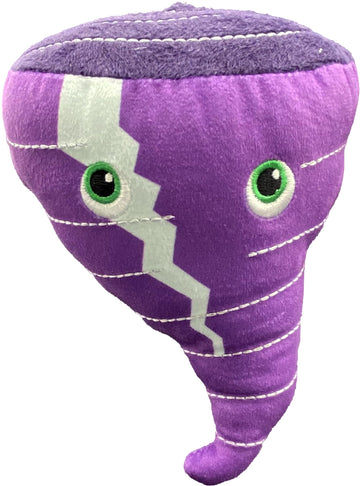 Thunderheads Tornado Plushie, Nature-Inspired Educational Soft Collectible with Fun Fact Card for Exploring Earth & Climate, Eco-Conscious Weather