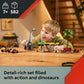 LEGO Jurassic World Raptor & Titanosaurus Tracking Mission Kids Toy - Building and Learning Toy for Pretend Play - Dinosaur Action Figures for Boys &