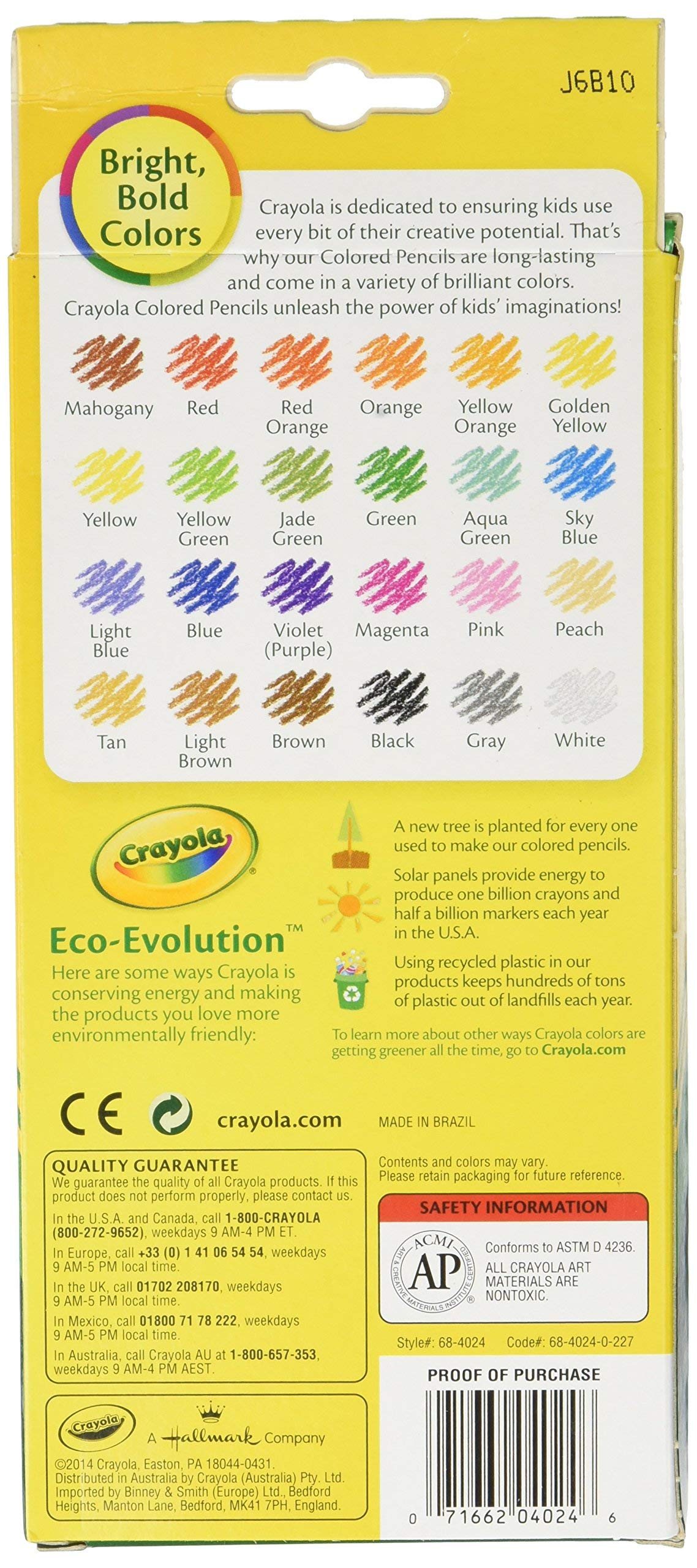 Crayola Colored Pencil 24 count each (Pack of 2)