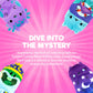 Cats vs Pickles 2pk Mystery Bags Fuchsia Wave Bean Filled Plushies - Stocking Stuffers - Blind Bags for Girls and for Boys - Sensory Friendly Surprise