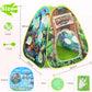 Dinosaur Kids Play Tent Indoor: Boys & Girls Playhouse Tents Indoor Outdoor - 4in1 Dinosaur Tent with-Dart Board & Bean Bag Toss Games