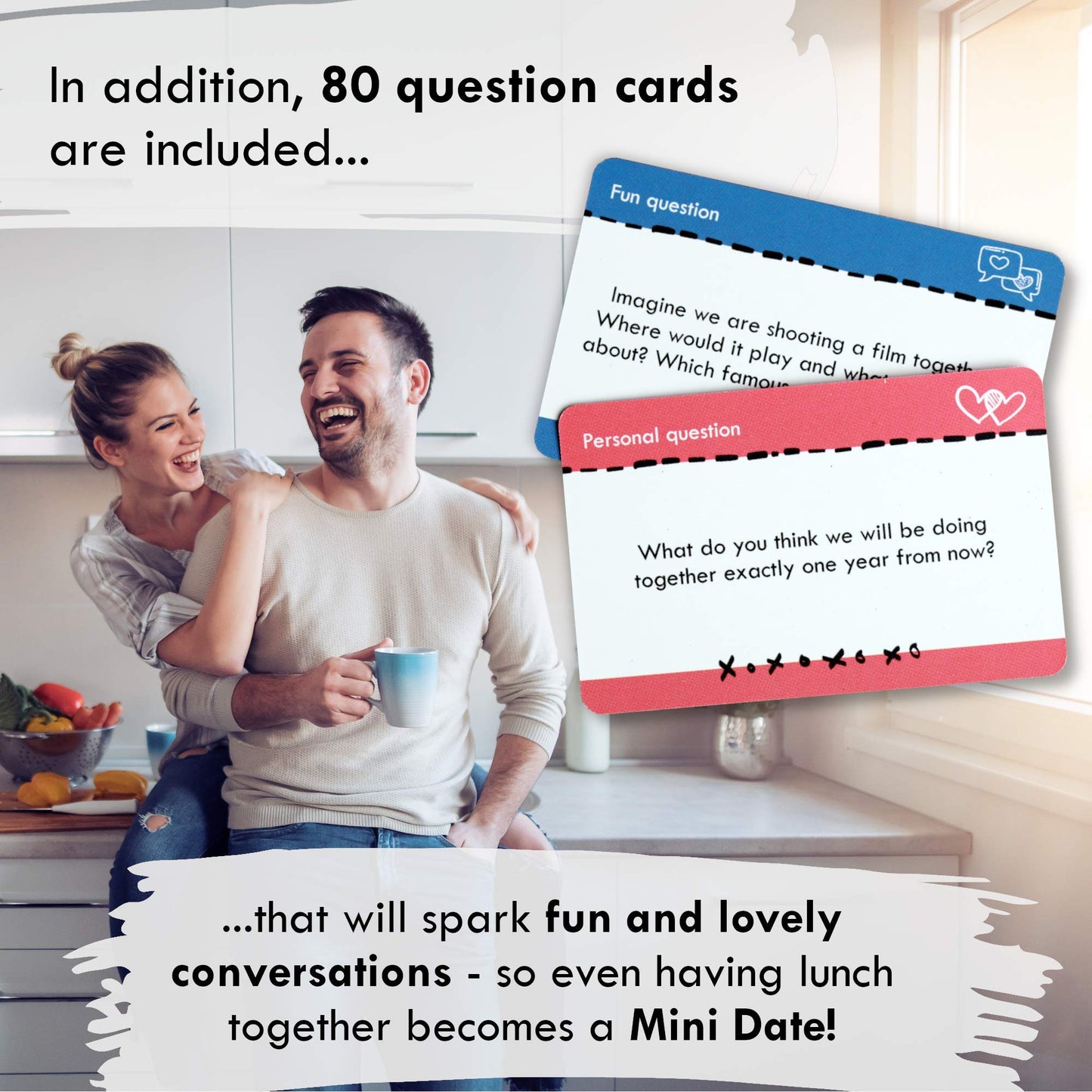 C + C FÜR PAARE Chatty Date Night Ideas for Couples - Couples Card Game with 120 Cards - Adult Couples Games