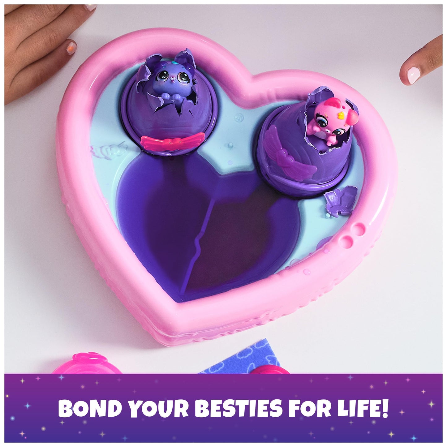 Hatchimals Alive Neon Rainbow Bestie Pool Party, 2 Surprise Eggs, Ages 3+