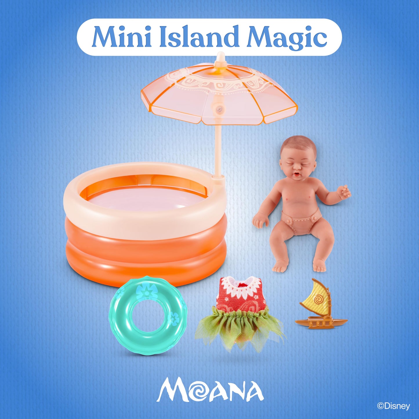 My Mini Baby Disney 2 Pack by ZURU - Collectible Disney Baby Doll Mystery Capsule with Accessories, Realistic Miniature Toy for Girls Ages 3+