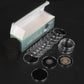 20 Sets Coin Capsules 46mm with 6 Sizes Foam Gaskets Coin Case Holder Protector for Coin Collection (Black Gaskets [20 PCS], [20/25/30/35/40/46MM])