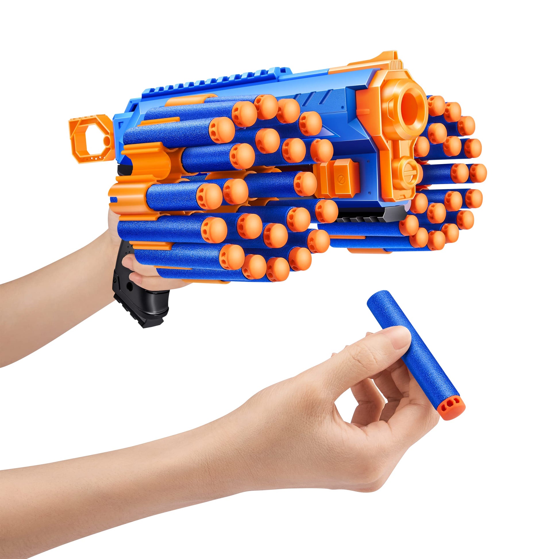 XSHOT Insanity Manic Blaster Dual Pack by ZURU with 48 Darts, Air Pocket Technology Darts and Dart Storage, Outdoor Toy for Boys and Girls, Teens