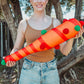 Killer Klowns from Outer Space Orange Baseball Bat 30-Inch Collector Plush Toy, Large Soft Stuffed Animal