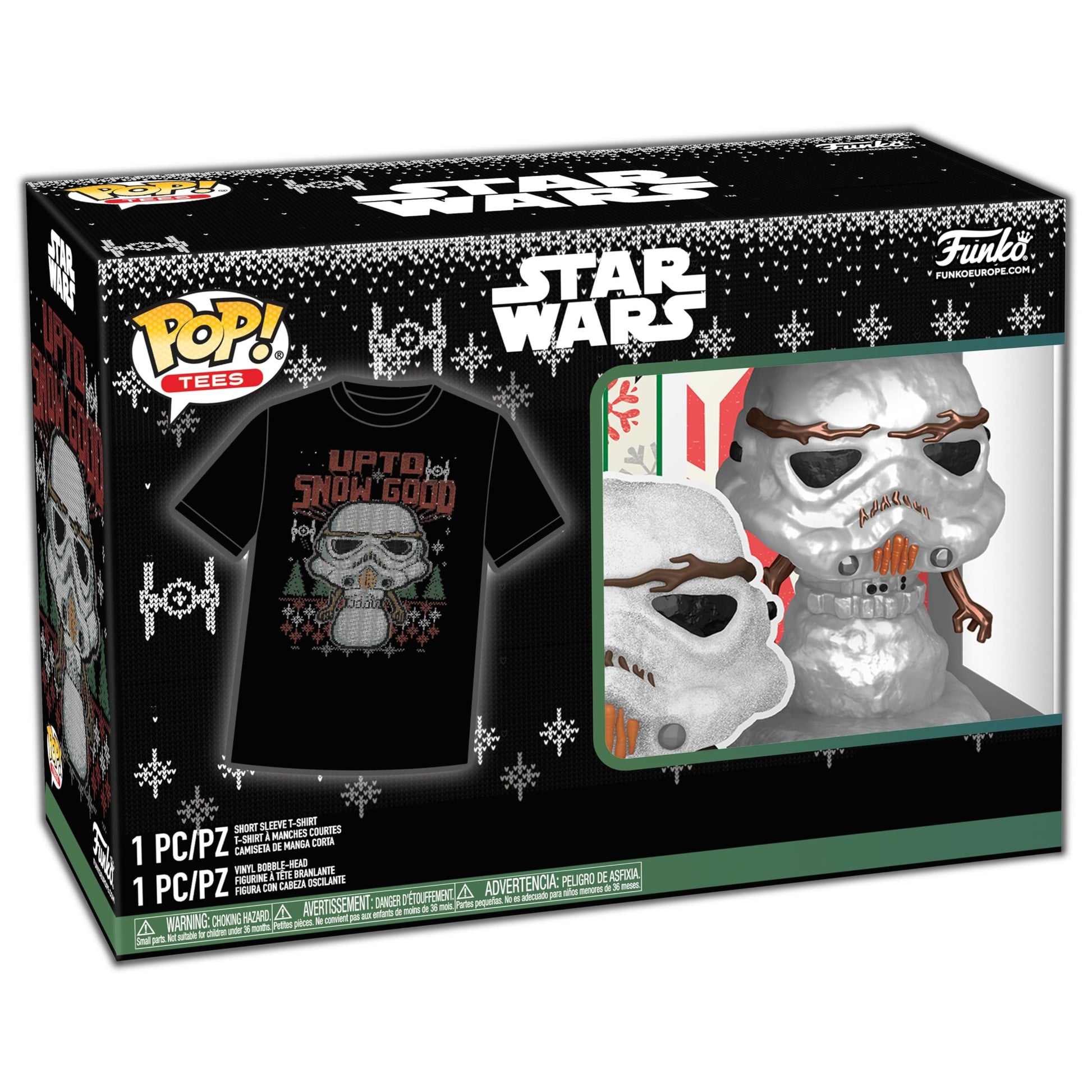 Funko Pop!&Tee: Star Wars - Holiday Stormtrooper (MT) - S