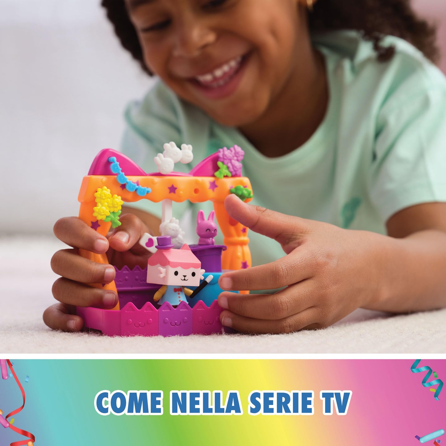 The Gabby Dollhouse - Balcony Talent Show 'Baby Box' GABBY'S Dollhouse + Figure Baby Box + Dollhouse Accessories - 6071358 - Children's Games - Toys