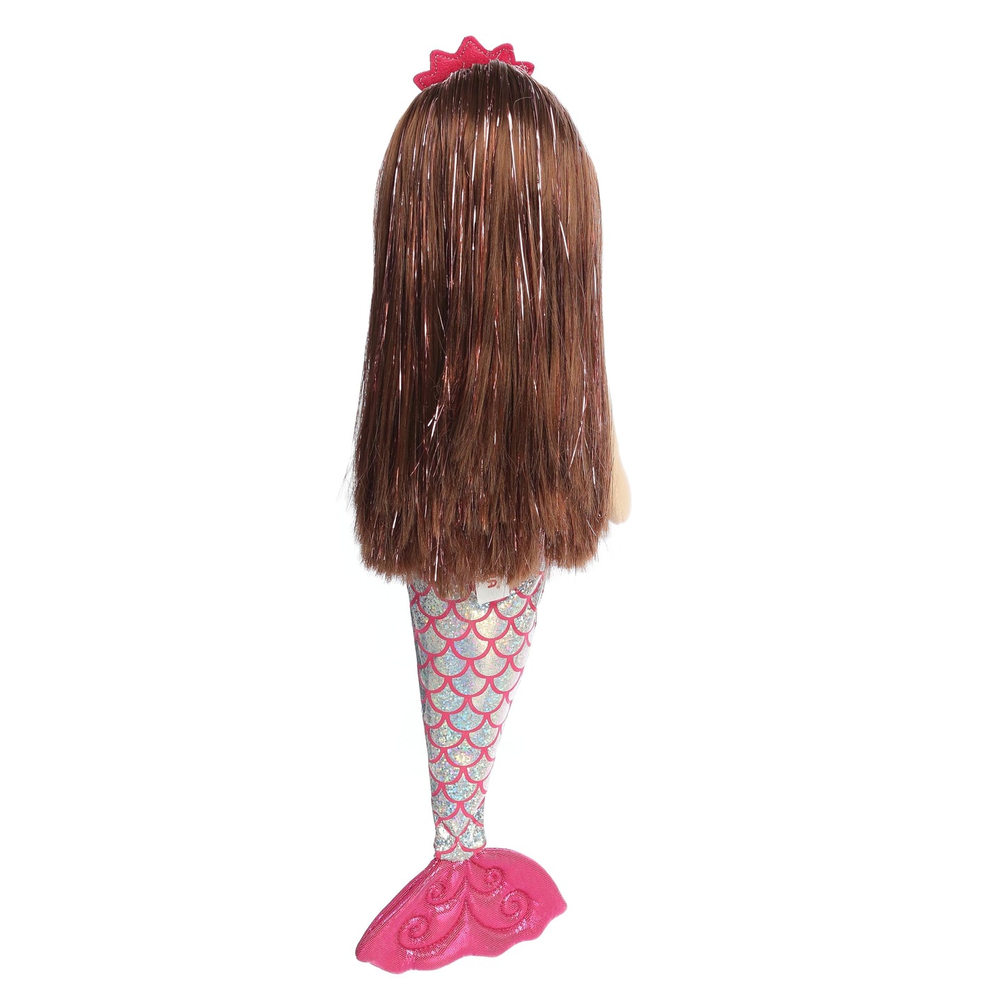 Aurora® Enchanting Sea Sparkles™ Ruby Stuffed Doll - Imaginative Play with Magical Companions - Perfect for Kid's Birthdays and Celebrations - Pink 18