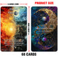 ZZBUY Yin and Yang Oracle Cards, 68 Karma Connection Oracle Deck for Beginner with Meanings on Them, Evaluate Emotions, Relationships, Career, Health
