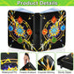 Card Binder for Cards, 9-Pocket Trading Card Binder with 50 Removable Sleeves Fits 900 Cards, Great Creative Design Card Collection Binder Album Gift
