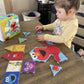 CreateOn “Sesame Street” Toys, Magnetic Kids’ Building Tiles from “Sesame Street” Books, Colors with Elmo Magnet Tiles, Educational Toys for Ages 3+