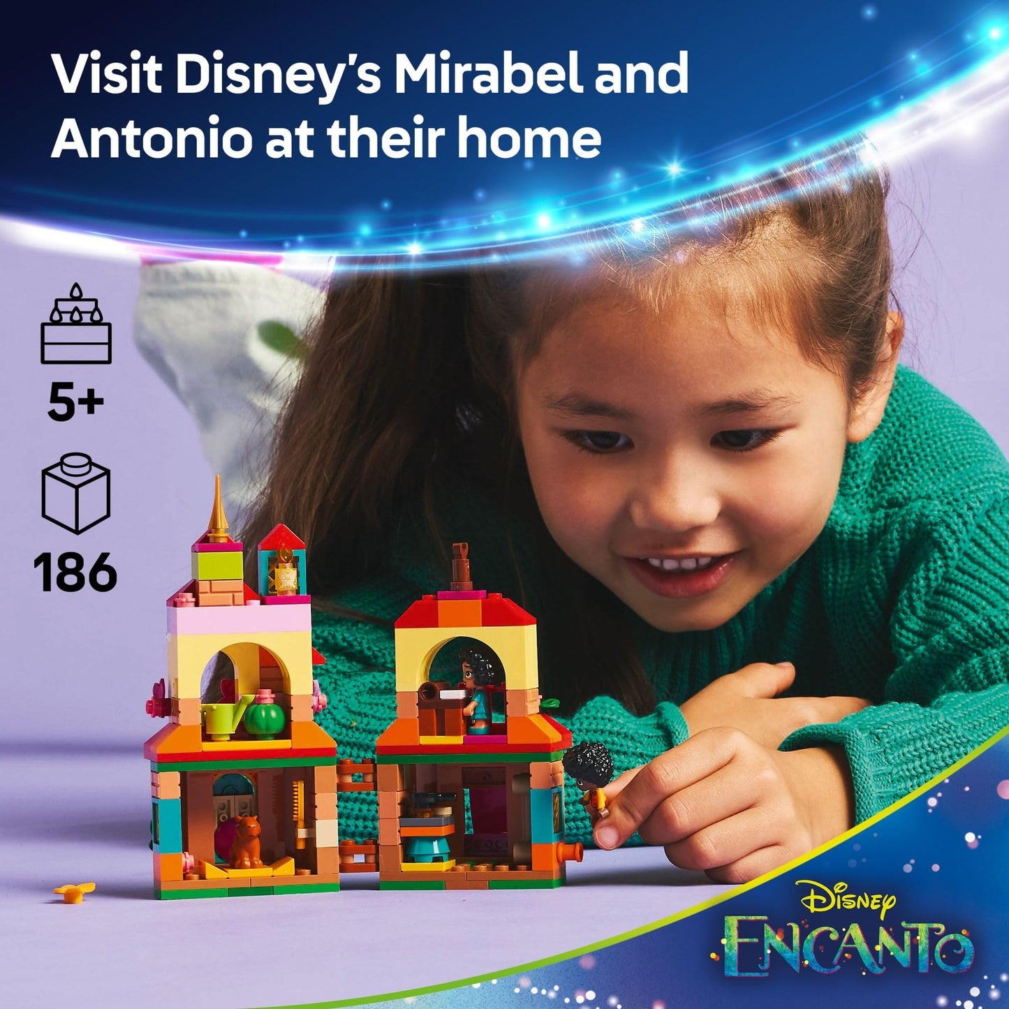 LEGO Disney Encanto Mini House Building Toy Set - Encanto Dollhouse for Girls and Boys, Ages 5+ - Kids Toy for Disney Fans - Gift Idea for Birthdays