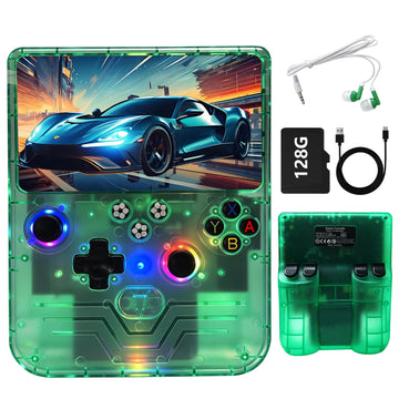 PandoraGame R60MAX Retro Handheld Gaming Console, 6.0-Inch HD IPS Screen, 6000mAh Battery, 40000+ Classic Games Pre-Installed, Save/Load State, Linux