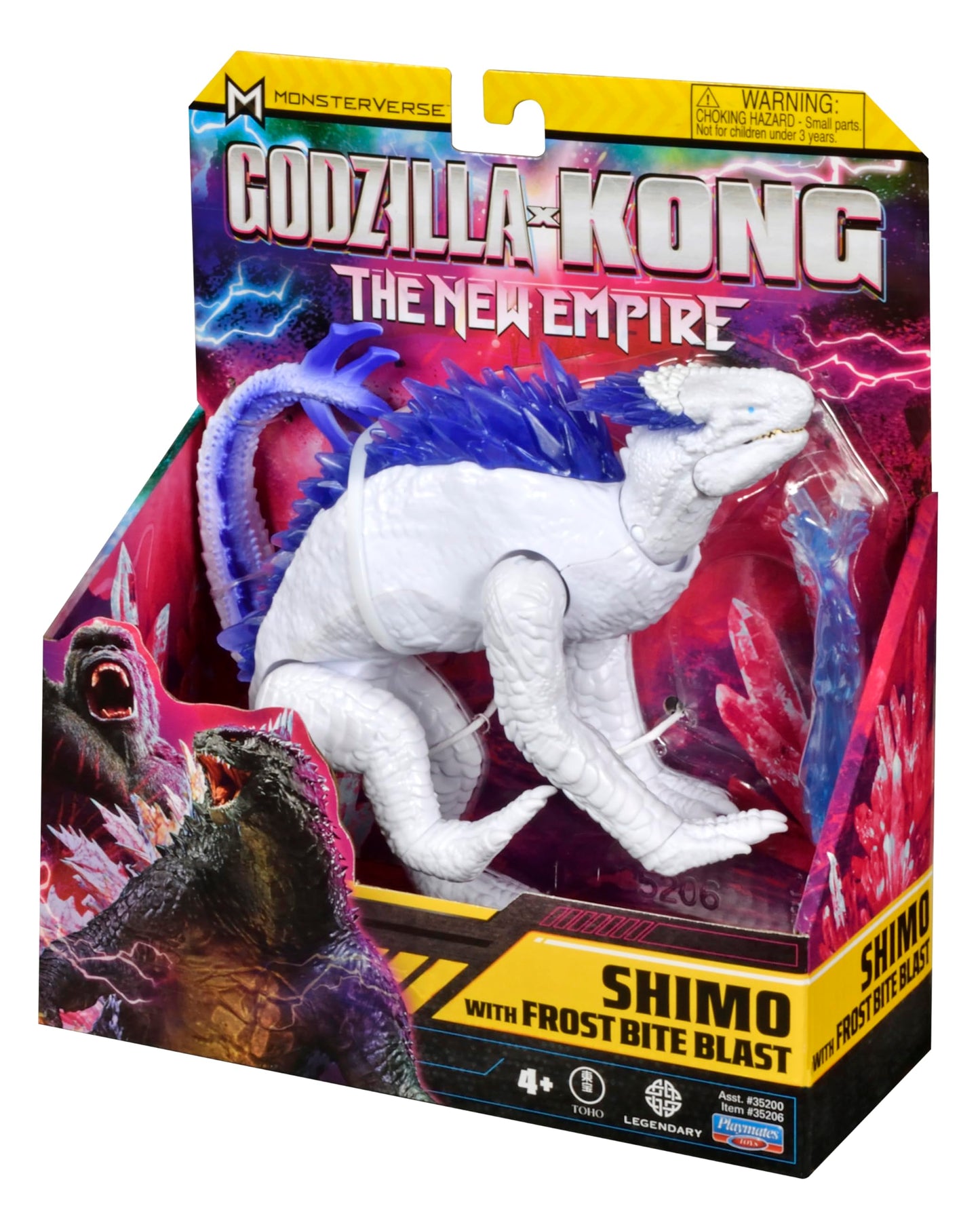 Godzilla x Kong Shimo (Ice Breath + Other Accessories) The New Empire Original Bandai 6" Action Figure