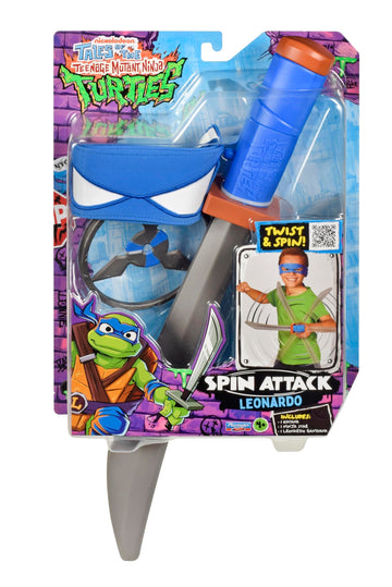 Teenage Mutant Ninja Turtles Tales of the Spin Attack Leonardo Katana Sword Role Play by Playmates Toys
