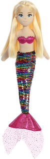Aurora Sea Sparkles Sequin Sparkles 18" Isla Enchanting Stuffed Doll