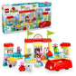 LEGO DUPLO Peppa Pig Supermarket Building Toy - Peppa Pig Toys for Girls & Boys, Ages 2+ Years - Gift for Birthdays - Pretend Play Playset for
