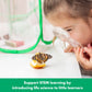 Educational Insights GeoSafari Jr. Butterfly Bungalow, Science Kit with Live Caterpillars, Home & Classroom Insect Habitat, Raise & Release Your Own