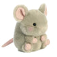 Aurora® Playful Rolly Pet™ Frisk Mouse™ Stuffed Animal - Compact Size for On-the-Go Fun - for Adults, Kids, Birthdays, and Anniversaries - Gray 5