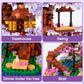 HIGH GODO Cherry Blossom Bonsai Tree Micro Building Set, Japanese Sakura Tree House Model Sets, Flowers House Mini Bricks Building Kit, Creative Toys