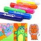 Tempera Paint Sticks,36 Vibrant Colors Washable Paint Sticks For Kids, Quick Drying, Non-Toxic, Suitable for Paper, Wood, Canvas, and Fabric