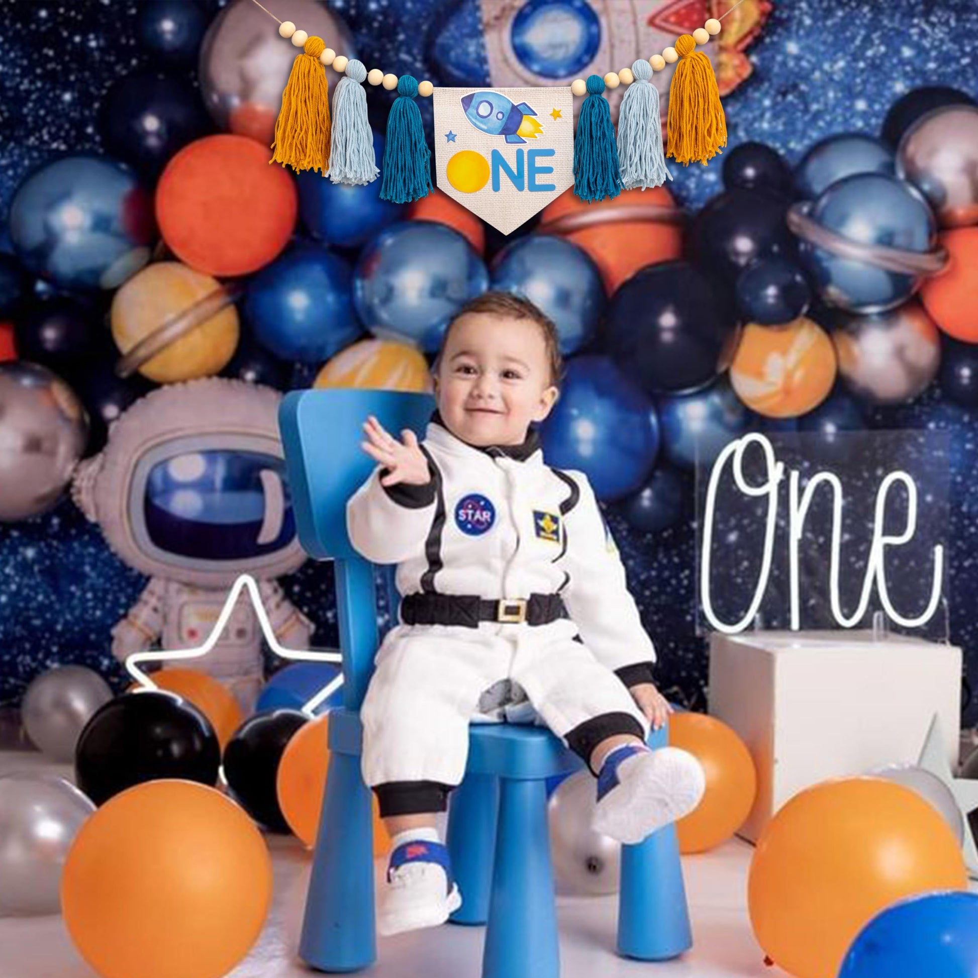 Gostman Outer Space ONE High Chair Banner