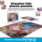 Buffalo Games Steve Read, A Roomful of Naughty Puppies, 750 Piece Puzzle