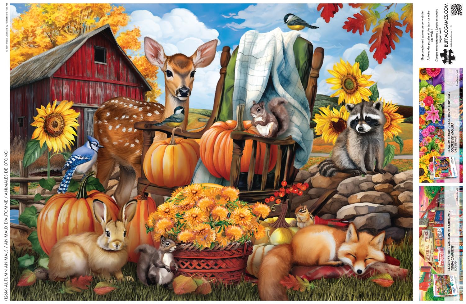 Buffalo Games - Autumn Animals - 1000 Piece Jigsaw Puzzle for Adults