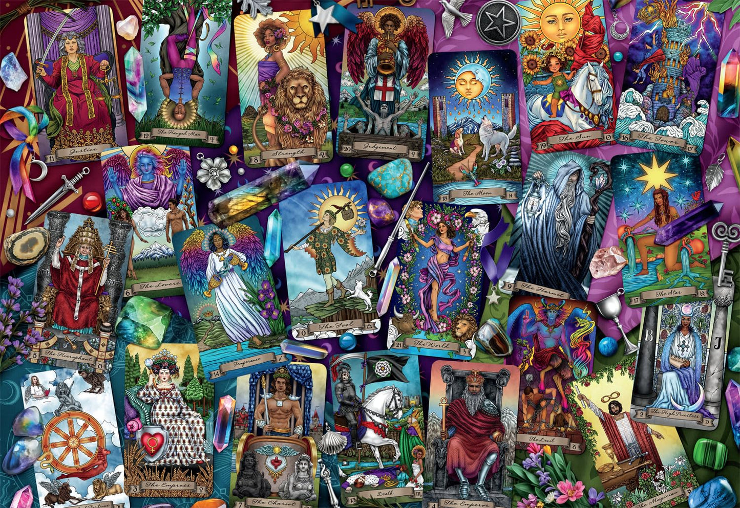 Buffalo Games - Luminous Tarot - 2000 Piece Jigsaw Puzzle for Adults