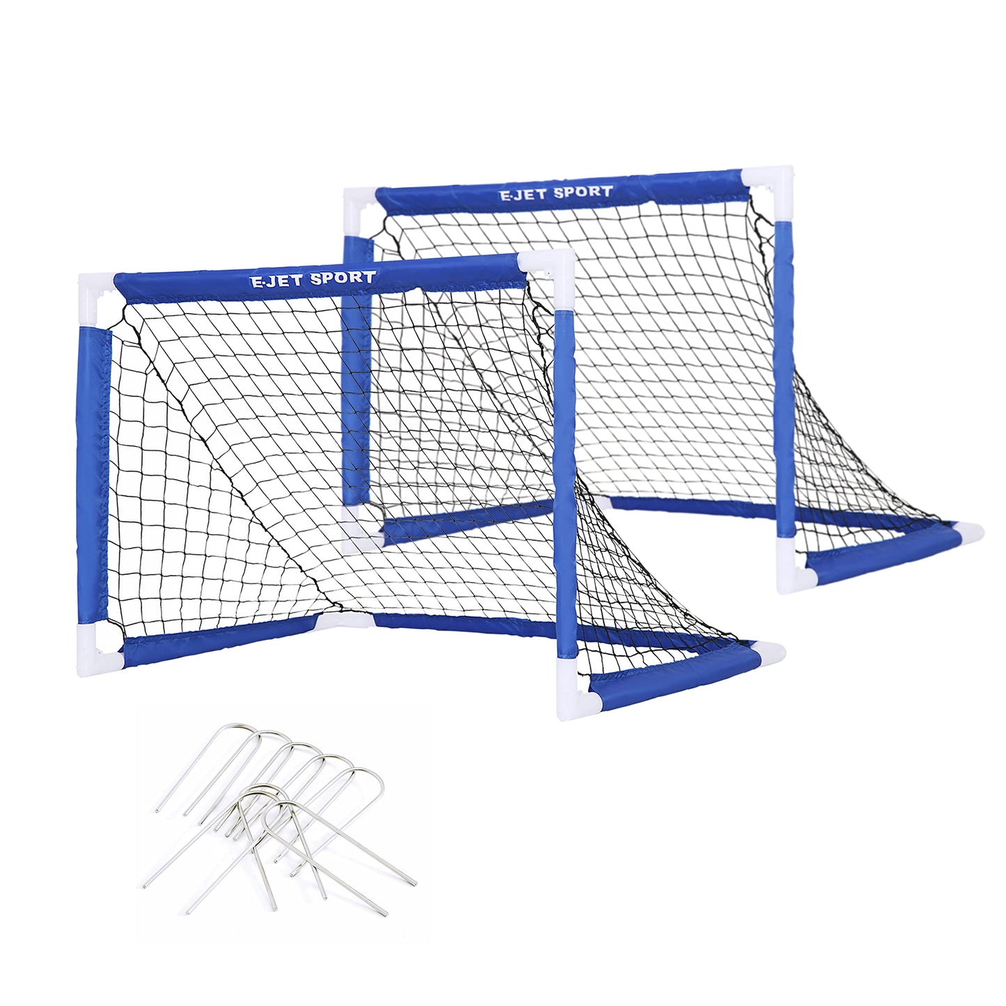 TGU Kids Soccer Goal Games & Toys Football Net, Indoor & Outdoor Sports, Backyard, Set of 2,Blue (EOS217402023)