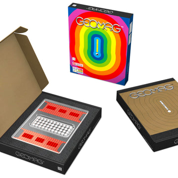 Geomag Masterbox Magnetic Toys for Kids Ages 8+, 248pc Red Educational STEM Magnets for Kids - Swiss-Made Magnetic Blocks, Tiles and Building Toys
