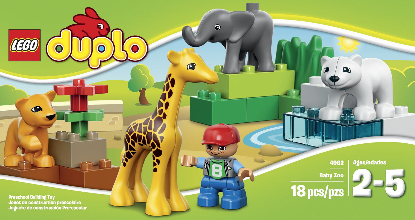 LEGO DUPLO Town 4962 Baby Zoo Building Set