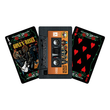 Aquarius Guns N' Roses Cassette Premium Playing Cards -Grateful Dead Themed Deck of Cards for Your Favorite Card Games - Officially Licensed GNR