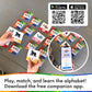 ABC Memory Matching Game for Kids | NFC Cards Interact with App | Tap to Explore Letters, Sounds & Real-World Videos | Preschool Alphabet Learning