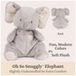 GUND Baby Oh So Snuggly Elephant 12.5-Inch Plush Toy, Ages 0+